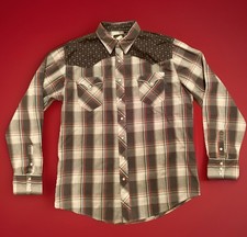 NET Roper Pearl Snap Long Sleeve Western Shirt -Mens XL- NWT 515 - MSRP 69