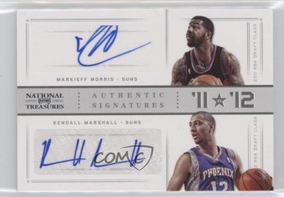 2012 Panini National Treasures Silver 13/49 Kendall Marshall Rookie Auto RC 0af