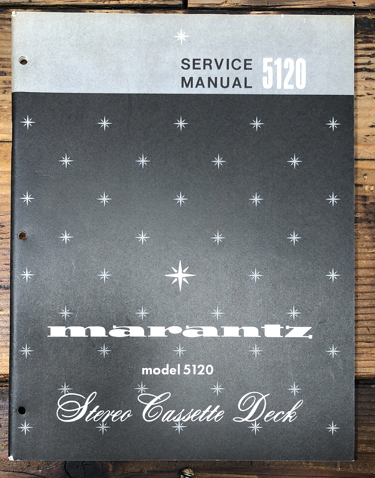 Marantz Model 5120 Cassette Service Manual *Original*