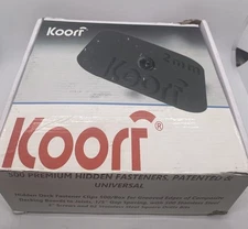 500 ct Koorf Universal Hidden Deck Fasteners 1/5” Gap OpenBox