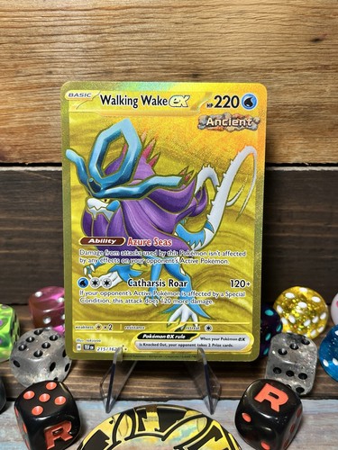 Walking Wake ex 215/162 Hyper Rare Temporal Forces Pokemon Holo Near Mint Nm