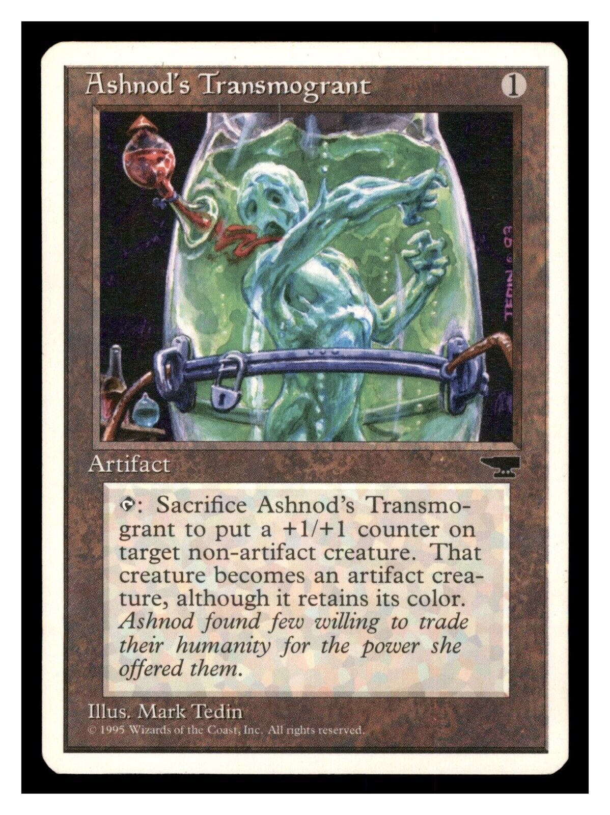 1995 Ashnod's Transmogrant Chronicles MTG Magic The Gathering Trading Card TCG
