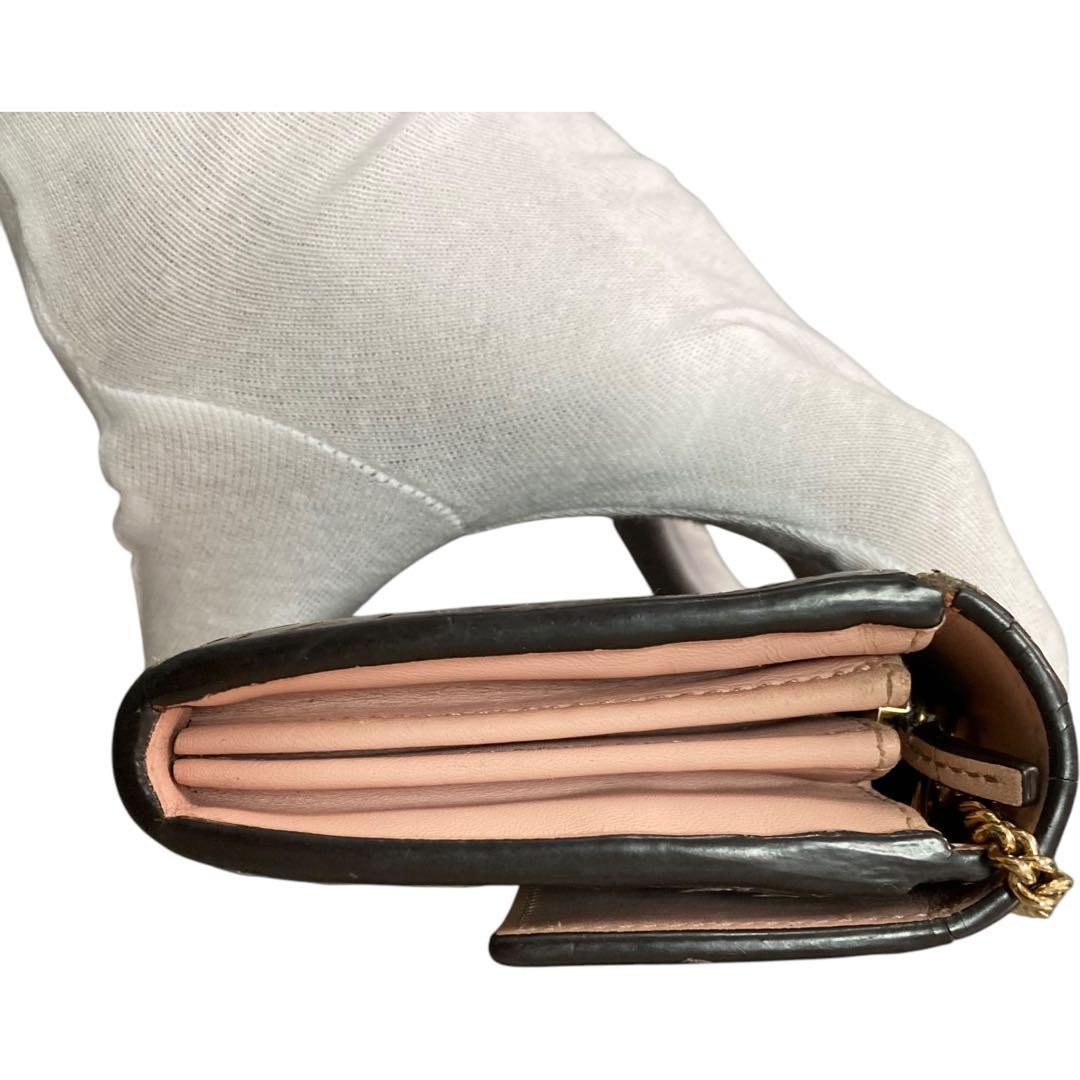 Gucci Chain Wallet 2‑Way Python Pattern Leather B… - image 12