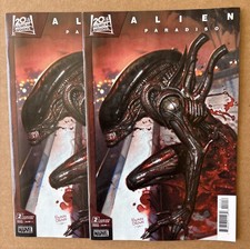 ALIEN PARADISO 2 1:25 RYAN BROWN RARE HTF RATIO VAR LOT Of 2