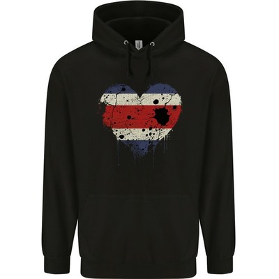 Love Costa Rica Flagge Rican Day Fußball Kinder Kids Hoodie