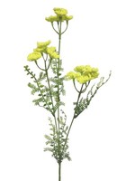 Artplants Kunstblumen Zweig Schafgarbe Yisuan, Gelb, 50 Cm
