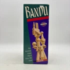 VINTAGE Bandu COMPLETE Milton Bradley 1991 Wooden Pieces Tower Building Game