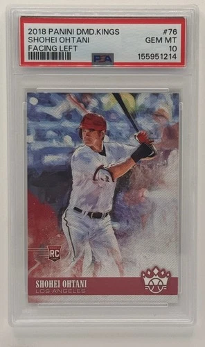 2018 Panini Diamond Kings Shohei Ohtani #76 RC Los Angeles Angels PSA 10