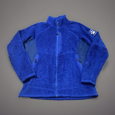 Patagonia R2 Fleece Mens Medium Blue Full Zip Sweater Outdoors Cats Boulder