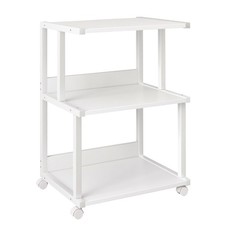 IBUYKE Supporto per stampante con ripiano portaoggetti, tavolo per stampanti a 3