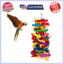 MEWTOGO Extra Large Bird Parrot Toys for Macaws, African Grey, Amazon Parrots