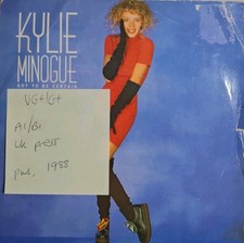 Kylie Got To Be Certain Vinyl Record 7" VG+/G+ PWL 12 1988