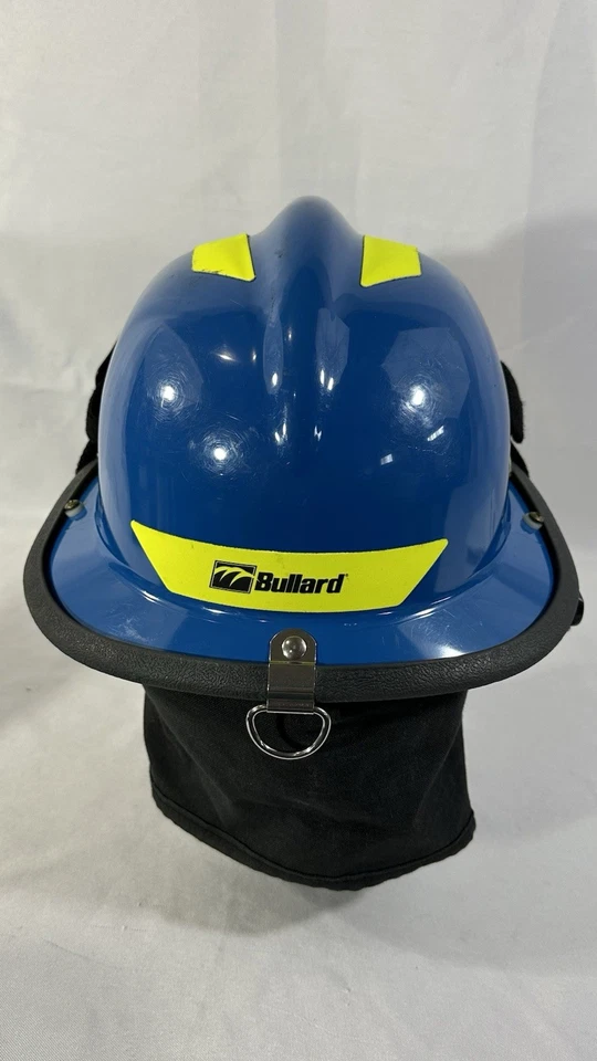 Casco de búsqueda y rescate de incendios Bullard USRX 2023 con gafas IZ. Azul Foto 3 de 4