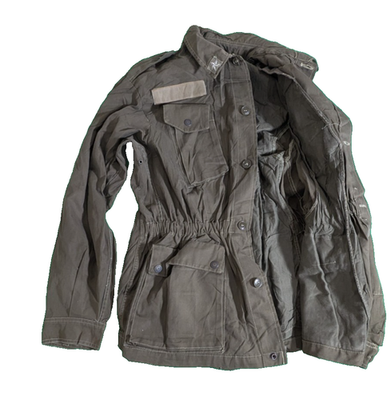Authentic Italian Army OD Green Combat Field Jacket, Size Small | eBay