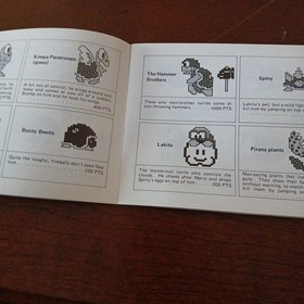 Nintendo NES Manuale Istruzioni Duck Hunt Super Mario Bros