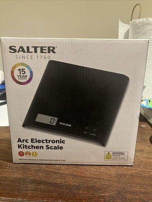 Salter 105729658 Arc Digitale Küchenwaage 3 kg - Schwarz