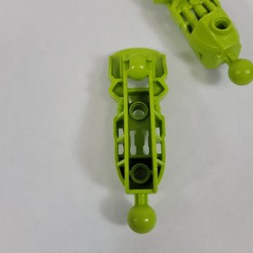 LEGO Bionicle Nocturn 8935 LIME Toa Inika Leg Lower Section Part Lot 53548 57475