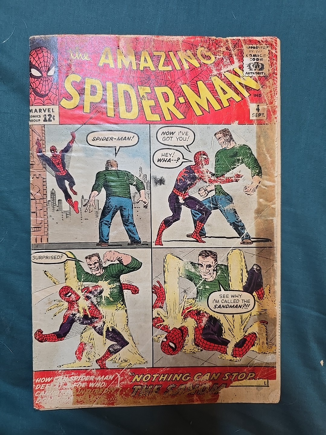 1963 Amazing Spider-Man 4 LOWER GRADE  1ST APPEARANCE OF SANDMAN Missing Page 13