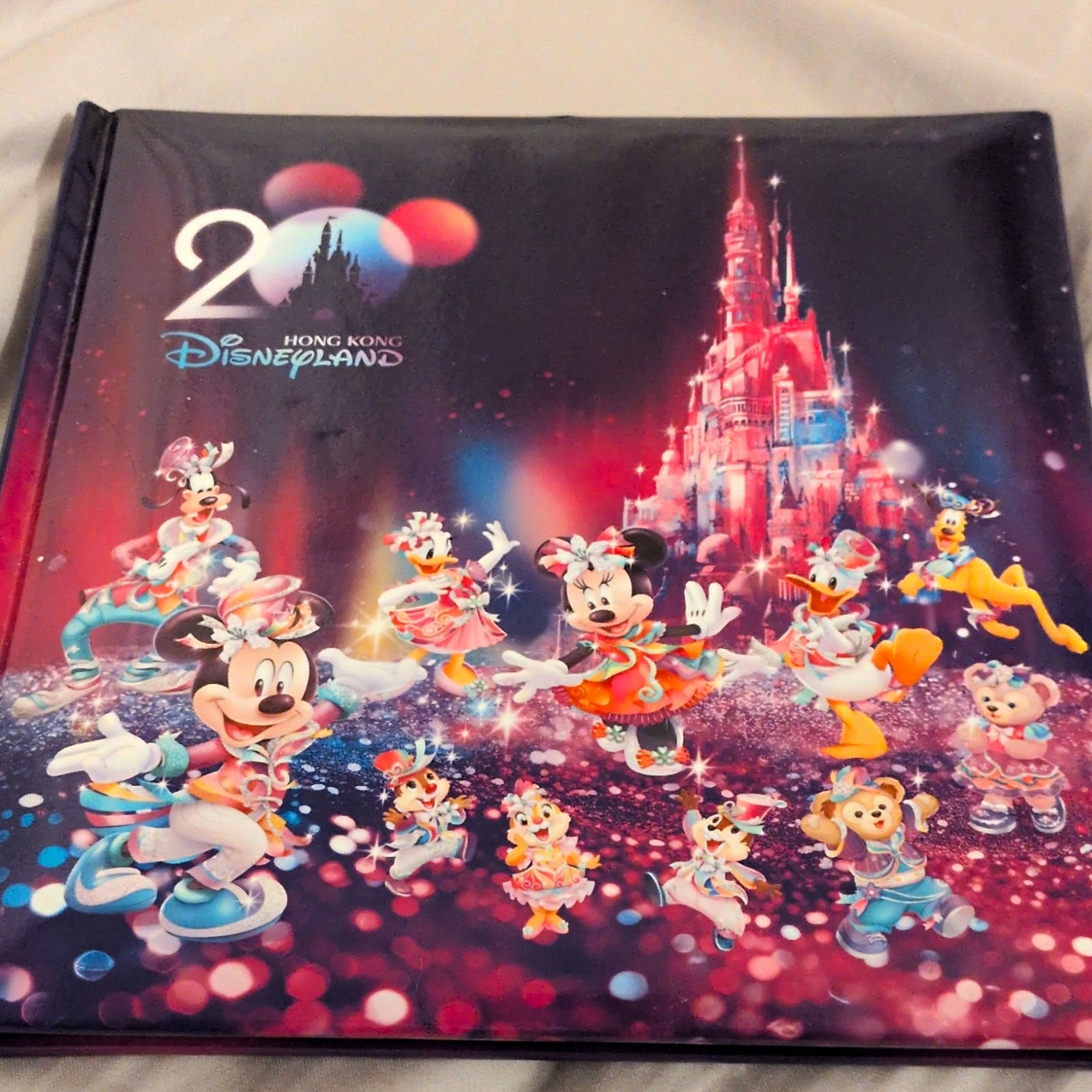 Disney Hong Kong Disneyland 20th Anniversary Book Stickers Scrapbook