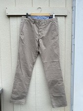 Polo Ralph Lauren Mens Stretch Slim Fit Chino Pants Size 32x32 Khaki/Beige