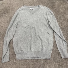 Sonoma LifeStyle Men's Pull Over V Neck Sweater Gray Small