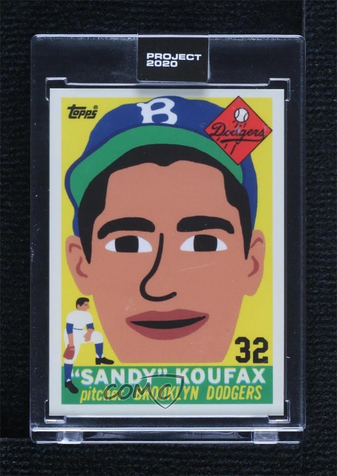 2020 Topps Project 2020 1955 Topps /4009 Sandy Koufax Keith Shore #162 HOF