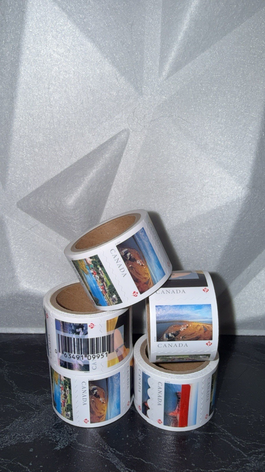 Roll Of 100 Canadian “P” Stamps