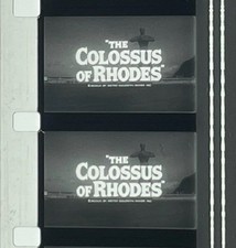16mm COLOSSUS OF RHODES 1960 Gladiator Rory Calhoun TV 60sec Trailer Movie Film
