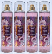 4 Bath  Body Works MOONLIT GODDESS Fragrance Mist Body Spray 8 oz