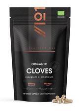 Organic Clove Capsules 500mg - High Strength 1 count (Pack of 90)