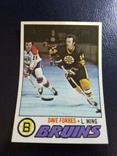 Dave Forbes FRONT NHL 1977 - 78 Topps WRONG BACK NBA Ron Boone Oddball