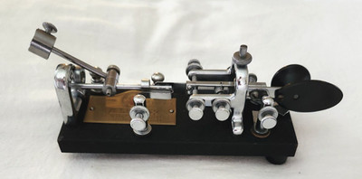 Vibroplex Blue Racer Bug Varispeed Telegraph Key Morse Serial 173900 Yr 1951