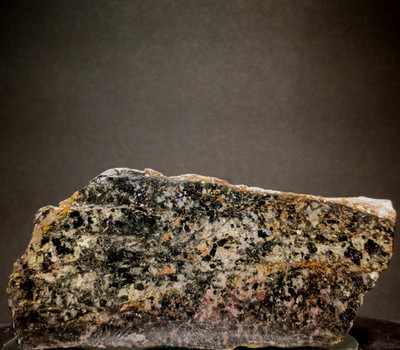 1lb 6oz Polished Greisen Zinnwaldite Topaz Einstein Mine MO Ex. Cox Collection