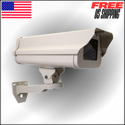 CCTV Security Camera Outdoor Housing Box Weatherproof Aluminum + Wall Mount Kit