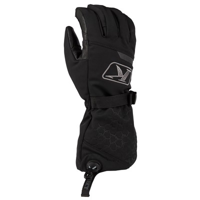 NEW KLIM POWERXROSS GAUNTLET GLOVE BLACK-CASTLEROCK SNOWMOBILE 3334-002-XXX-019
