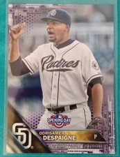 2016 TOPPS OPENING DAY TOYS R US PURPLE FOIL ODRISAMER DESPAIGNE #157 SD PADRES 