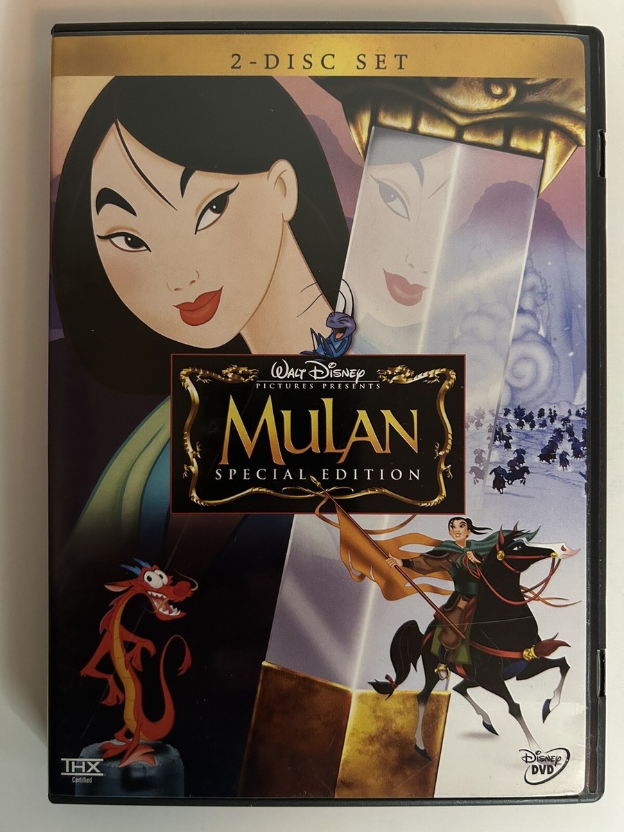 DISNEY'S Mulan (2 Disk Special Edition DVD) + Mulan 2 (DVD) Used