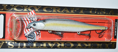 lucky craft lightning pointer 110sp 4.5'' suspendin jerkbait sexy chartreuse shad