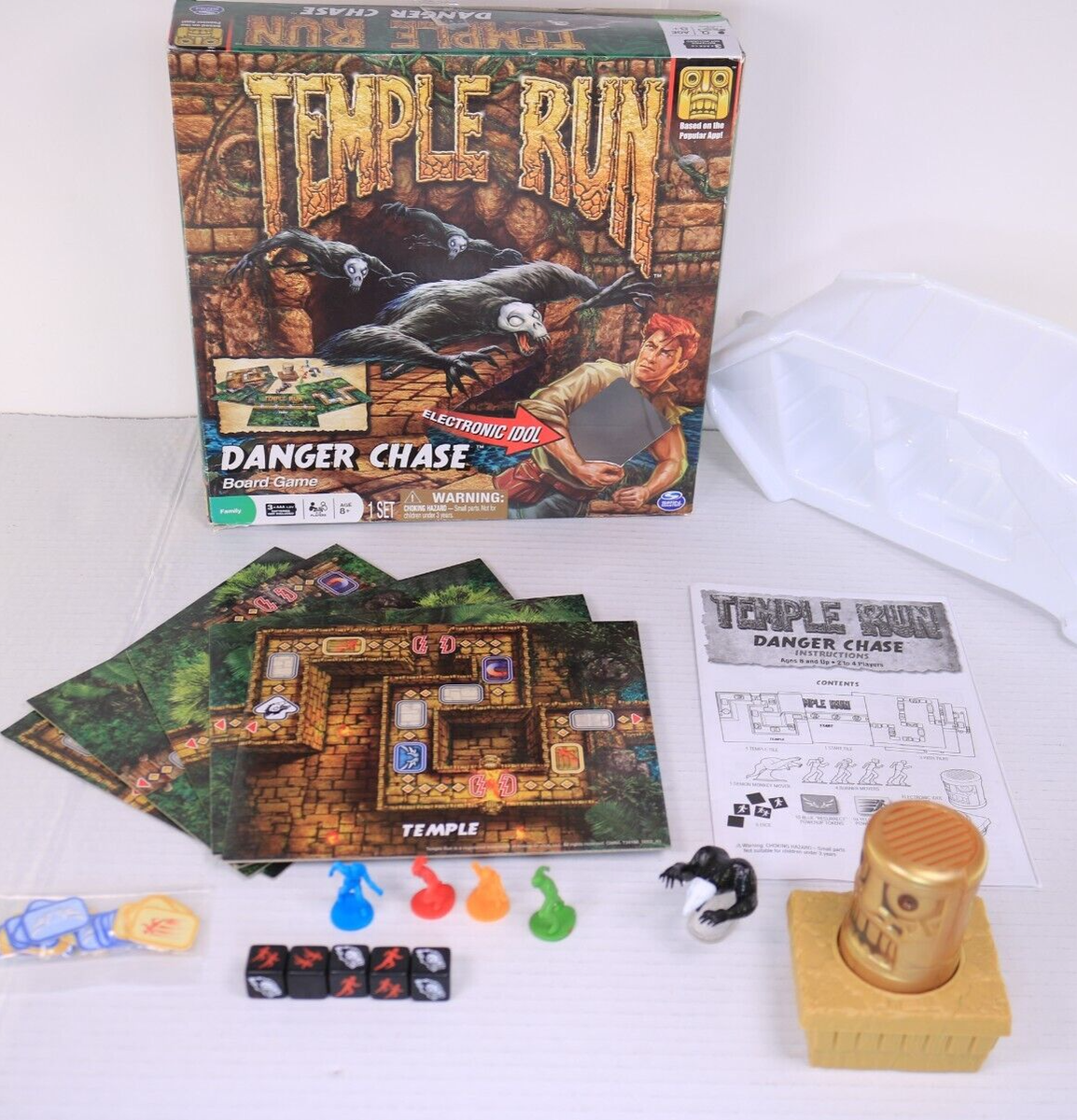 Temple Run Danger Chase Board Game Spin Master Sprint Ages 8+ 100
