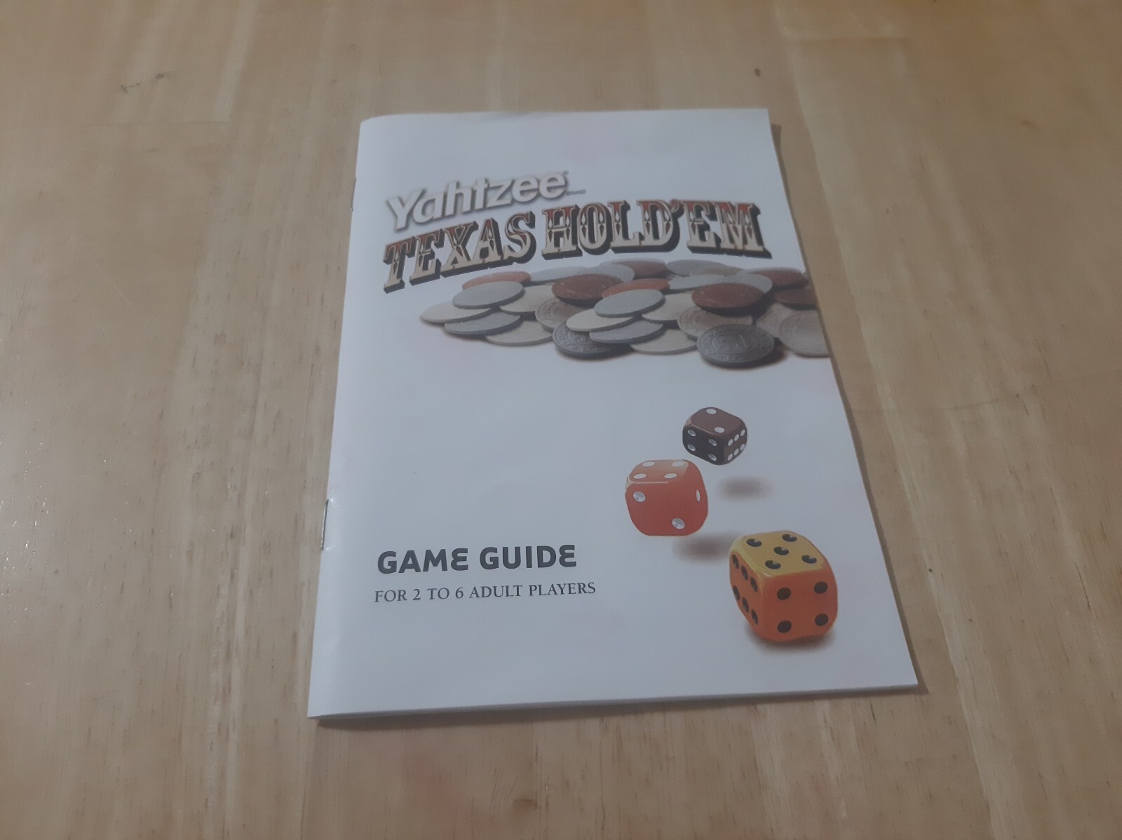 Yahtzee Texas Holdem 2004 Game Replacement Parts Game Guide Book eBay