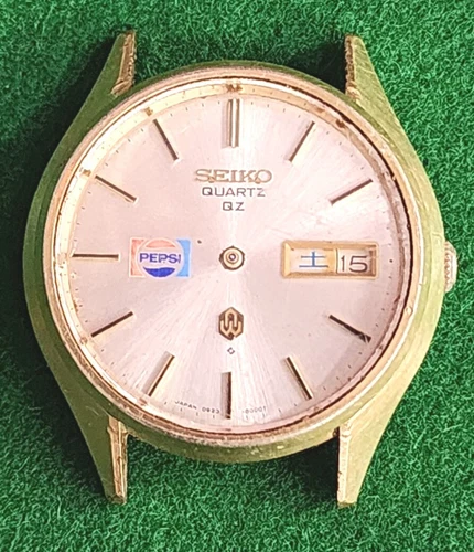 Vintage Seiko Pepsi Red Blue Men's Quartz Watch, For Parts Or Repair.