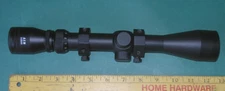 Aim Sports 3-9x40 Rifle Scope Flat black Dulex Reticle with Mounts