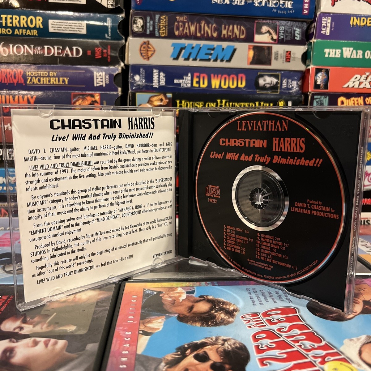 David T Chastain Michael Harris Live Wild & Truly Diminished 1992
