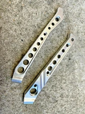 Aluminum Front & Rear Chassis Brace for Arrma Typhon TLR 6s BLX Silver