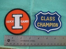 Vintage 2 Isky Iskenderian  Racing Cam Patches 