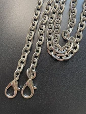Bag Chain Strap Replacement Crossbody Handbag Purse DIY 46” Silver
