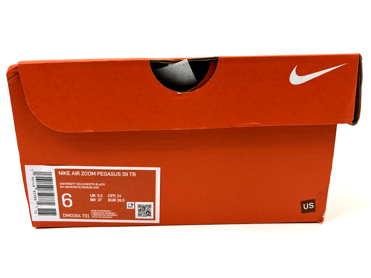 Nike Air Zoom Pegasus 39 TB University Gold w/ Black Mens Sz