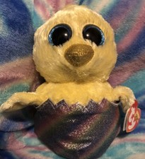 Ty Beanie Boos 6” Megg the Chick 🐣 In a Holo Egg w/NMT Walgreens Exclusive 2018