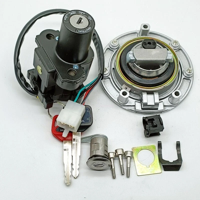 Interruptor de encendido bloqueo tapa de gas juego llave de bloqueo para Honda CBF600 (desnudo) 2004-2009 Foto 3 de 4
