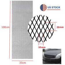 Universal Car Front Bumper Grille Mesh 40x13 Aluminum Black For Car Suv Pickup Universal Car Front Bumper Grille Mesh 40x13 Aluminum Black For Car Suv Pickup